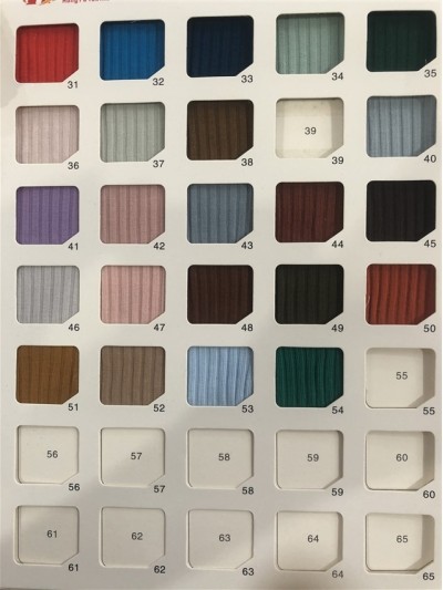 GZ-HF 精梳棉抗條 A393 成份：95%棉 5%氨綸 克重：180g 正面照